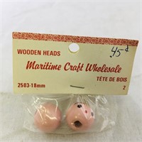 Vintage Maritime Craft Wholesale Wooden Heads