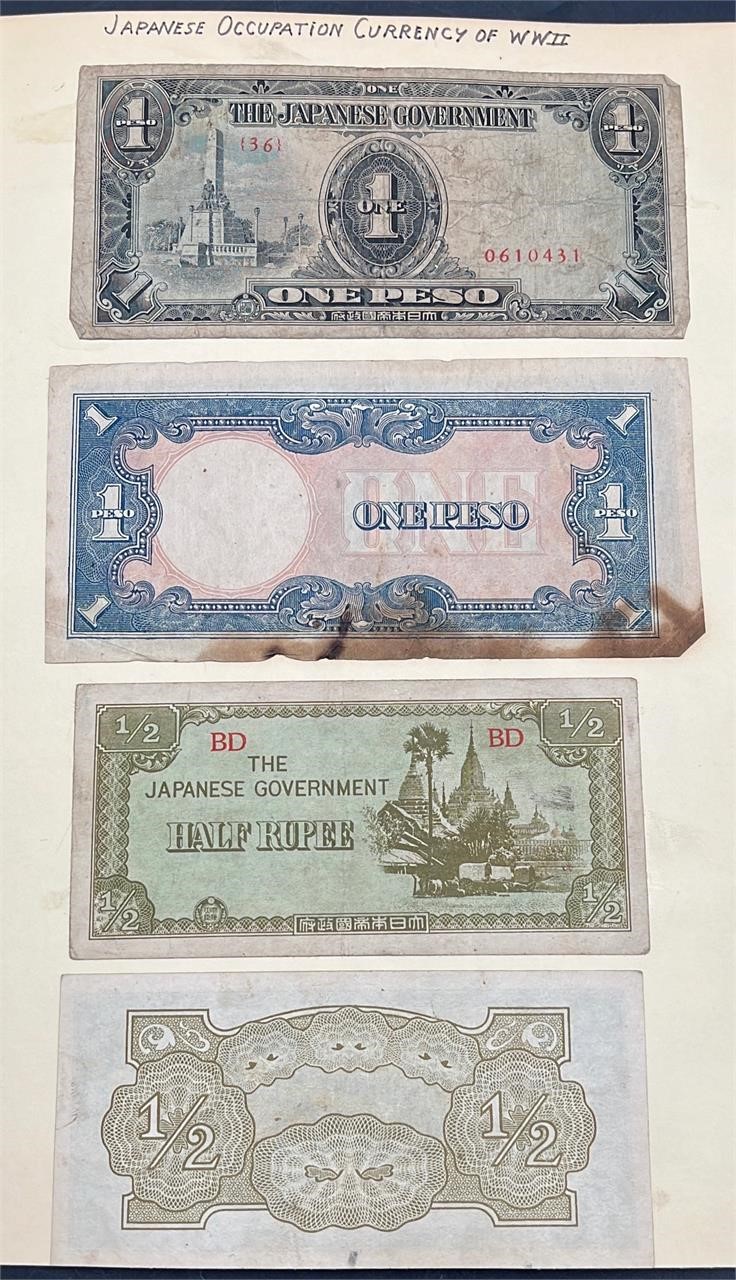 Vintage Japanese Money