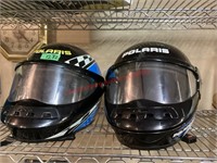 2 Polaris Helmets