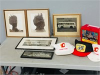 flat- misc pictures, lunchbox, Flames caps