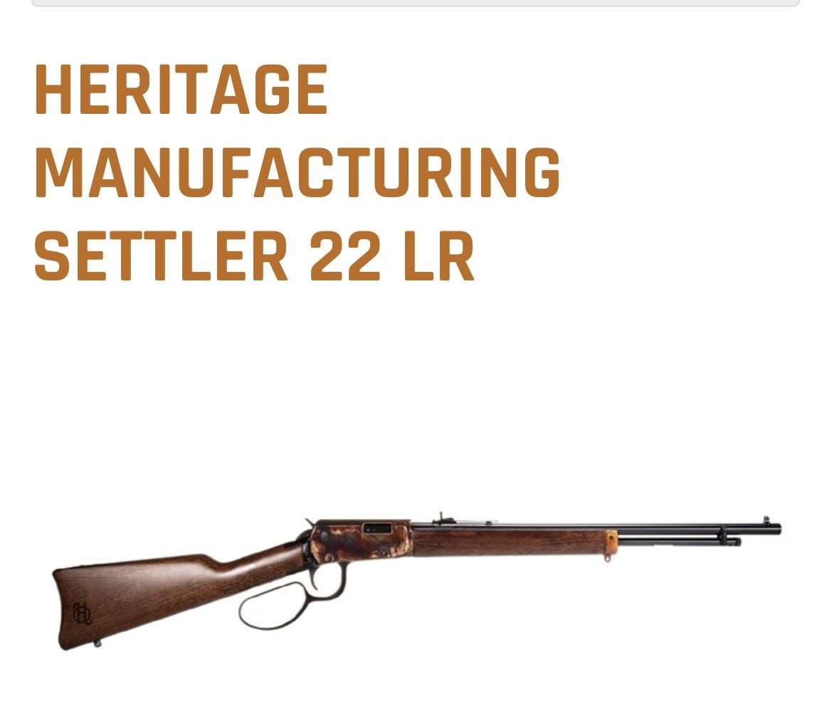 Heritage Settler 22LR MSRP $507.00