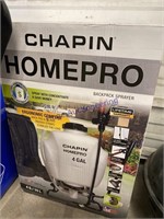 CHAPIN HOMEPRO 4 GAL BACKPACK SPRAYER, NEW IN BOX