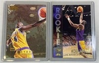 2pc 1996-97 Kobe Bryant Rookie Basketball Cards