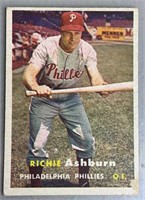 1957 Topps #70 Richie Ashburn Baseball Card