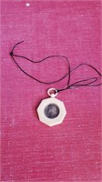 Vintage Resin Amulet Necklace