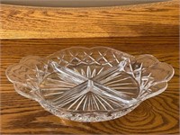 Divided Glass Serving Tray