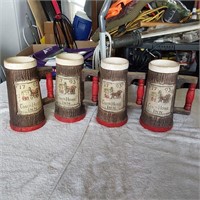 Nasco Vtg Coach house Inn beer steins