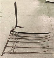 Vtg Wheat Harvester, 55 1/2" x 48" x 30"