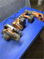 24 V rigid cordless tools comes with charger and