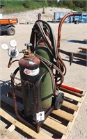 Acetylene Torches And Cart