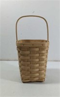 2000 Longaberger Signed Natural Large Peg Basket