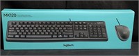 Logitech keyboard & mouse, MK120,New/sealed.   O