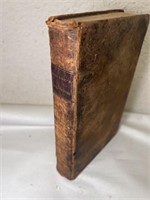 Original 1834 Leather Bound Pharmaceutical Drug