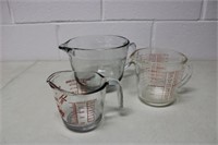 Anchor Hocking/Fire King & Pyrex Measuring Cups