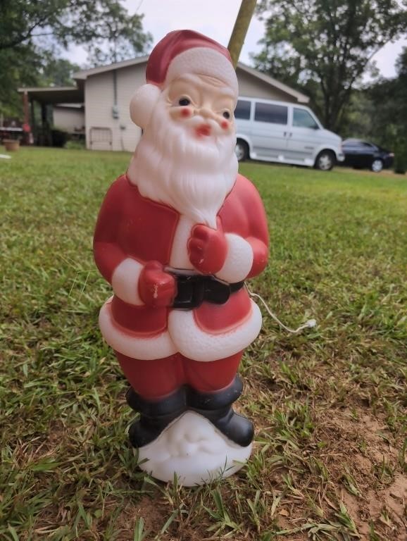 Vintage small Santa Blow mold