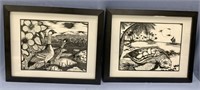 2 Prints by Stanley Rillion Jr.       (P 13)