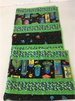 Handmade Alien Design Single Quilt