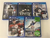 5 PS4 Games