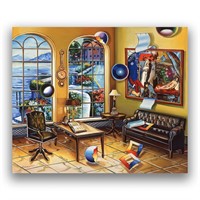 Alexander Astahov- Giclee on canvas "The Office"