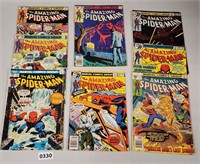 (8) 1970s Amazing Spider-Man Comics