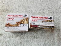 2 Boxes Winchester 22 Hollow Points Long Rifle