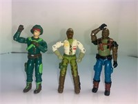 Hasbro Vintage 1980-90's GI Joe Figure 3-pack