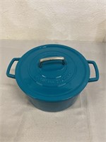 Martha Stewart Cast Iron 6 Quart Pot W/ Lid