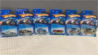 6 miscellaneous hot wheels from 2005 new on