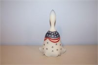 7 INCH HAND PAINTED FENTON BELL