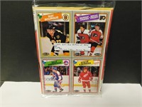 1986 OPC Hockey Box Bottoms