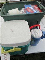 Coleman Cooler, Thermos Etc