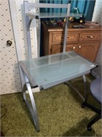 Glass Computer Desk (34" Wide)