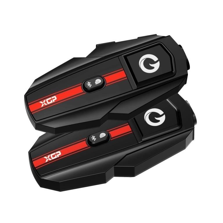 XGP Motorcycle Bluetooth Headset V5.2 with...