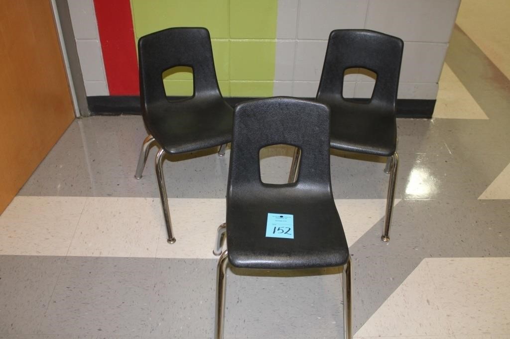 3 Black Chairs