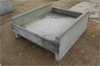 Cement Bunk Feeder, Approx 60"x54"x24"