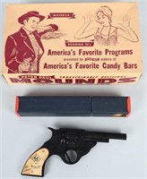 TOM MIX PREMIUMS & MAVERICK MOUNDS CANDY BOX