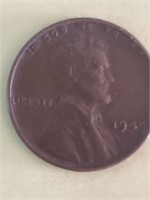 1949 Wheat Penny No Mint Mark