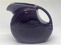 Purple Ceramic Fiesta Ware Pitcher