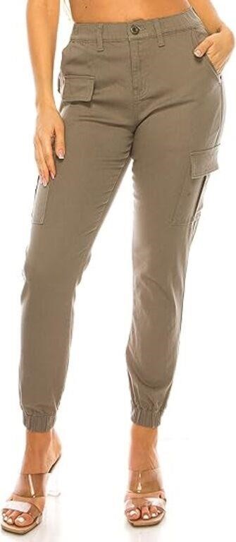 3XL - Women's High Waist Cargo Jogger Pants