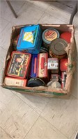 Box of tins