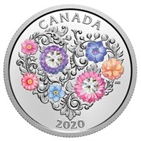 2020 Canada $3 Celebration of Love Fine Silver Coi