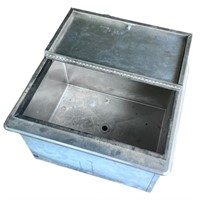Stainless Steel Covered Ice Bin