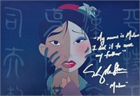 Autograph COA Mulan Photo