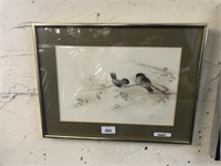 SIGNED FRAMED WATERCOLOUR