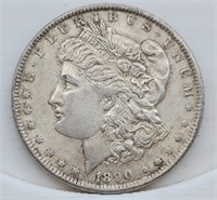 1890-P Morgan Silver Dollar - VF