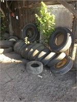 Lot of Assorted Tires and Rims