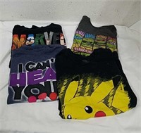 Children's size XXL and large character shirts