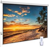 100 HD Projector Screen 16:9 with Remote