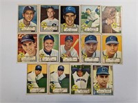 1952 Topps (14 Different) White Sox Creases etc.