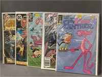 (5) Vintage Comic Books